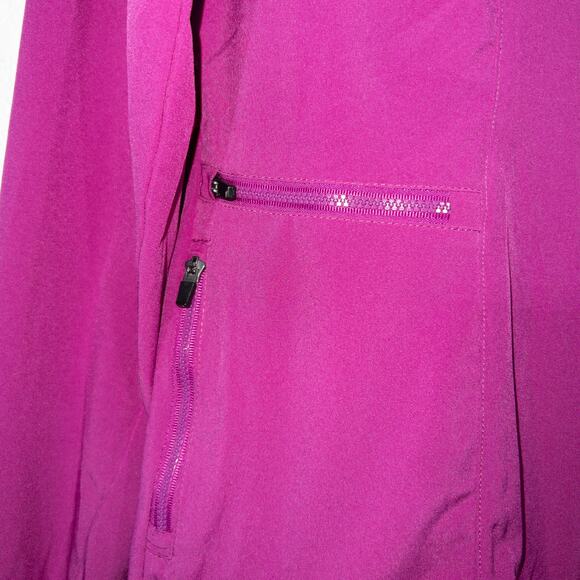 Fabletics Mulberry Purple Ninety‎ Six Windbreaker Jacket Size 4 - Picture 4 of 8